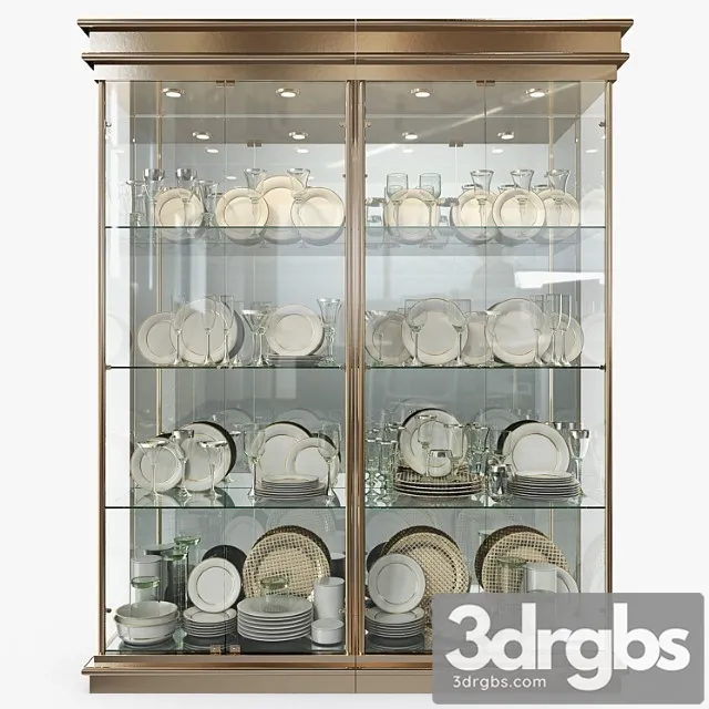 Birgit Israel Pair of American Brass Display Cabinets 3dsmax Download