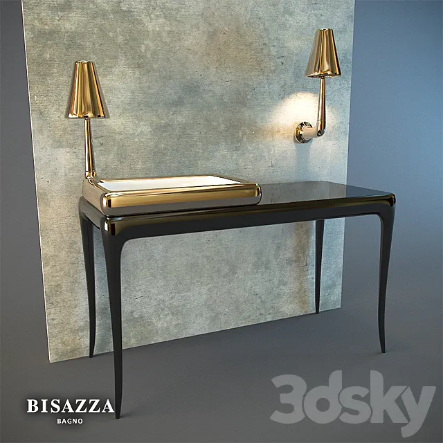 Bisazza bagno _ Large Gloss Table 3ds Max