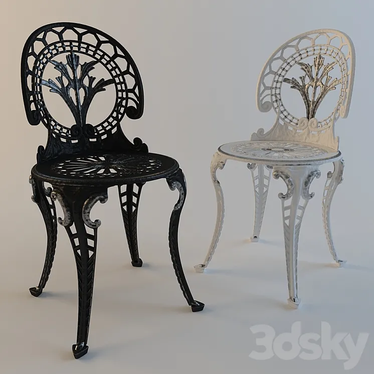 Bistro_chair 3DS Max