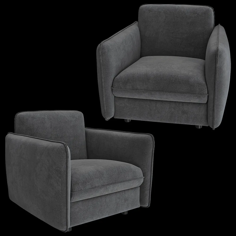 Bizzarto – Armchair Riva 3ds Max