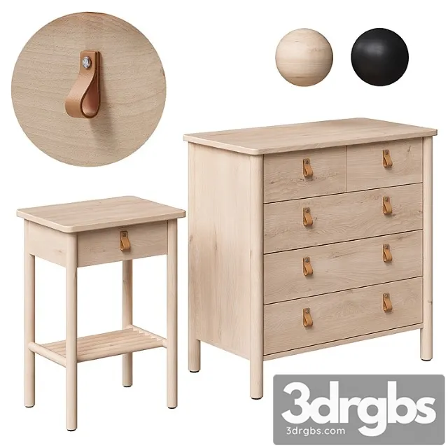 bjorksnas cabinet and chest of drawers ikea