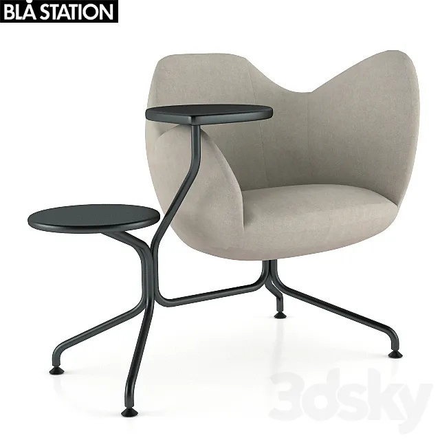 Bla Station Wilmer Multi-functional Easy-chair 3DS Max Model