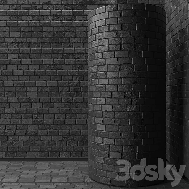 black brick 3DS Max Model