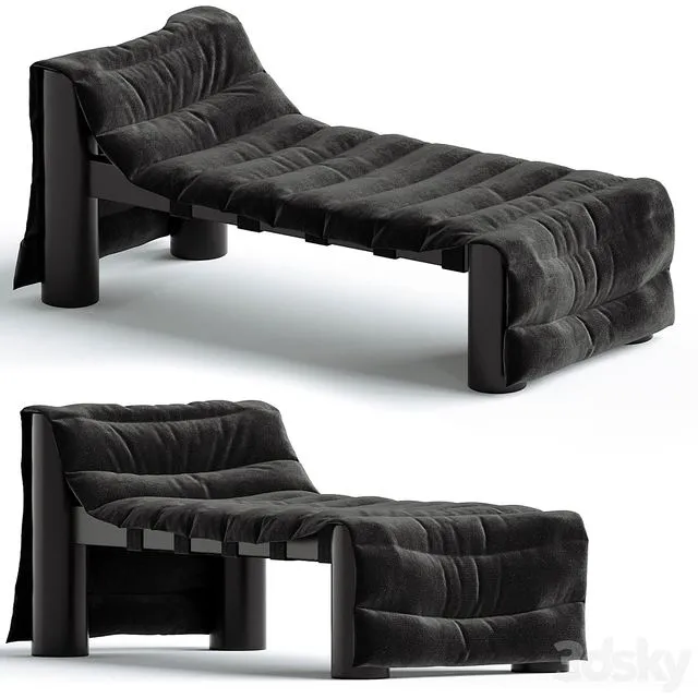 Black Bull Denim Daybed 3dsMax Model