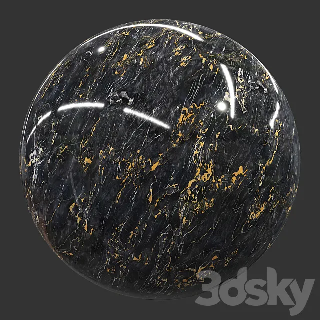 Black marble 3DSMax File