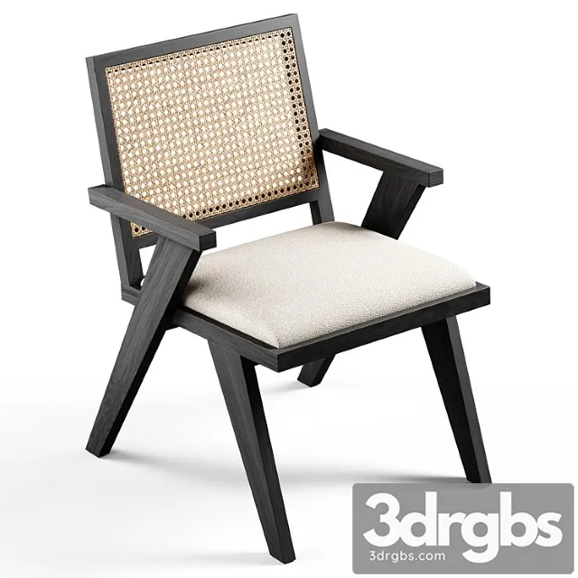 Black rooster decor – pierre chair