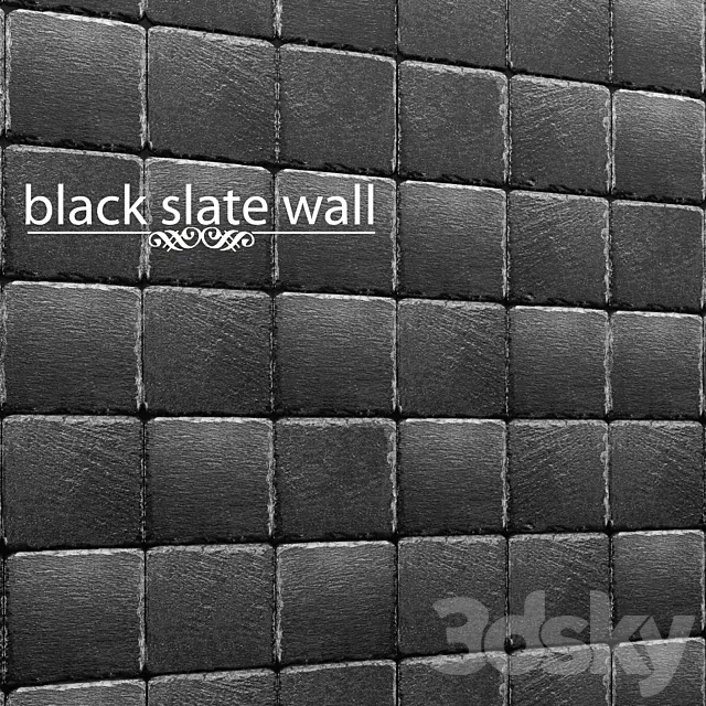 Black Slate. 3ds Max