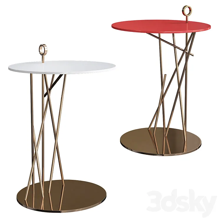 Black Tie TAO SIDE TABLE BY CLAUDIA CAMPONE AND MARTINA STANCATI 3DS Max