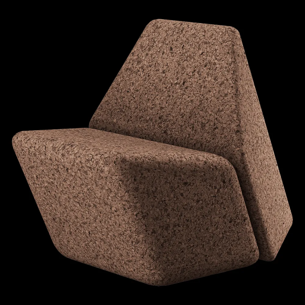Blackcork – Lounge chair Cacao 3ds Max