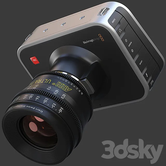 BlackMagic Cinema Camera EF 3ds Max