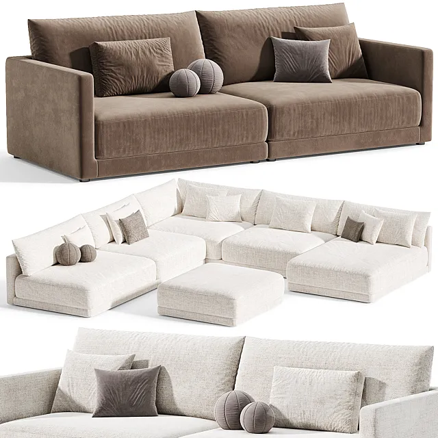 Blanche Katarina Corner Sofa By blanche 3ds Max