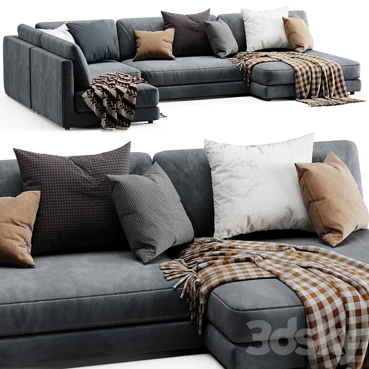Blanche katarina sectional sofa 3DS Max