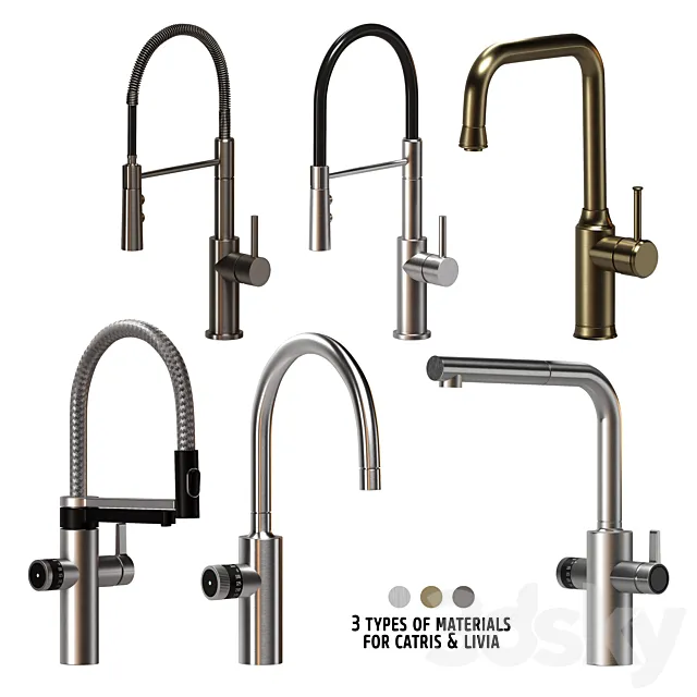 BLANCO faucet set 01 3DS Max Model