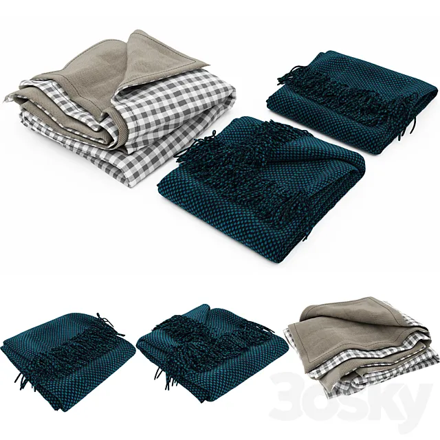 Blanket collection 04 3ds Max