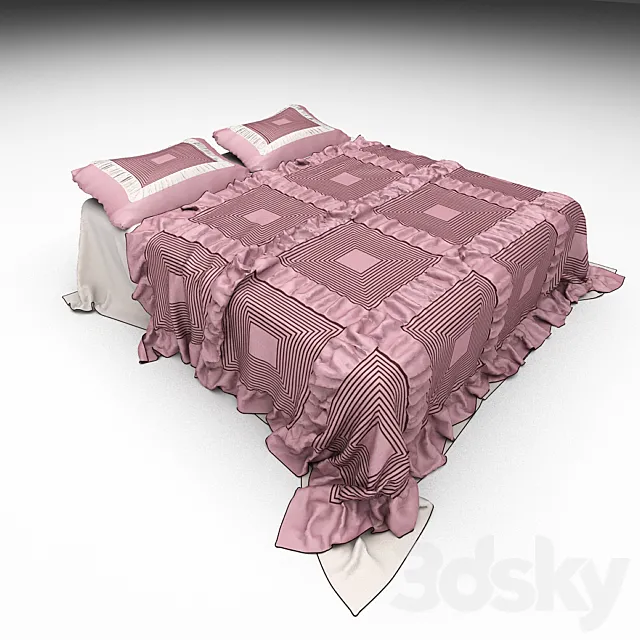 Blankets and pillows 3DSMax File