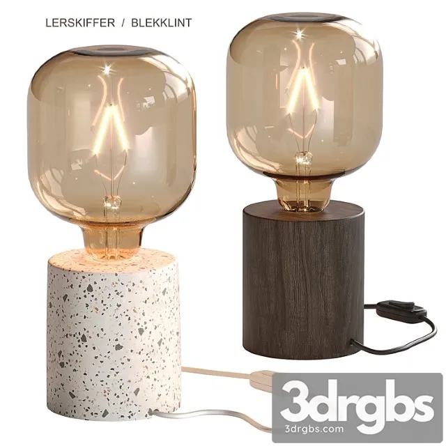 Blekklint table lamp