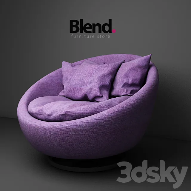 Blend Cherry Seat 3ds Max