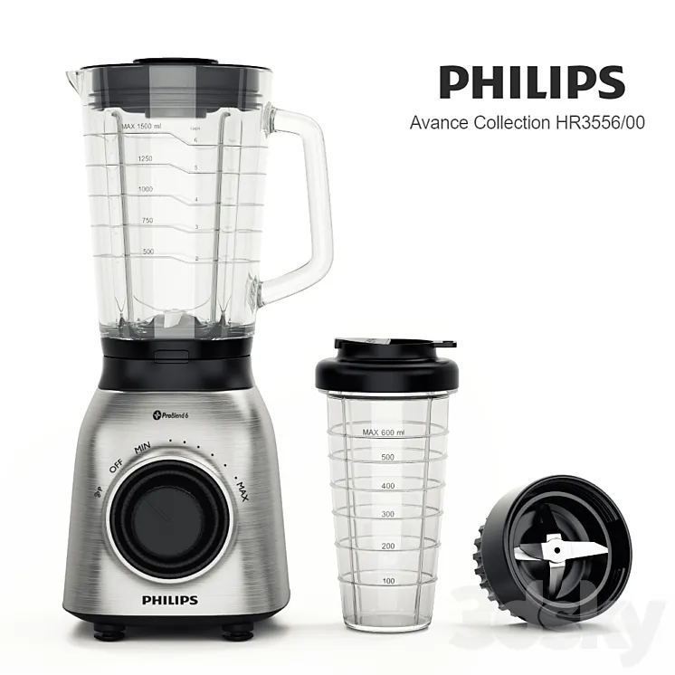 Blender PHILIPS Avance Collection HR3556 \/ 00 3DS Max