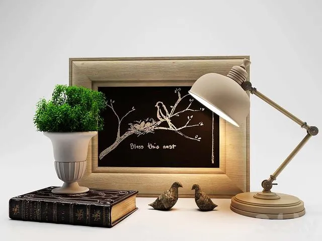 Blessing decor wood organics 3dsMax Model