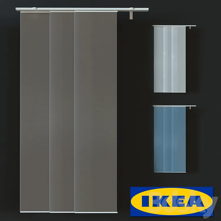 Blind IKEA ANNO TUPPLYUR 3DS Max