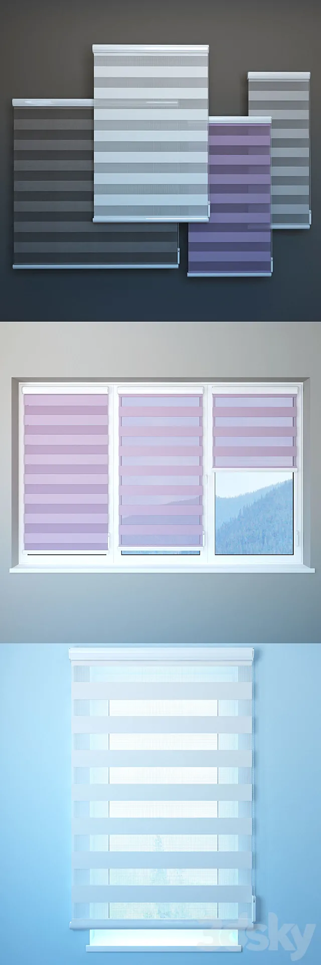 Blinds “Day and Night” 3DSMax File