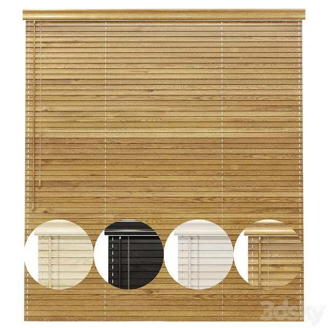 Blinds Wooden 3dsMax Model
