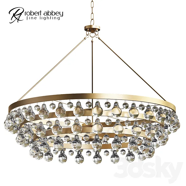 Bling Large Chandelier by Robert Abbey 3DSMax File