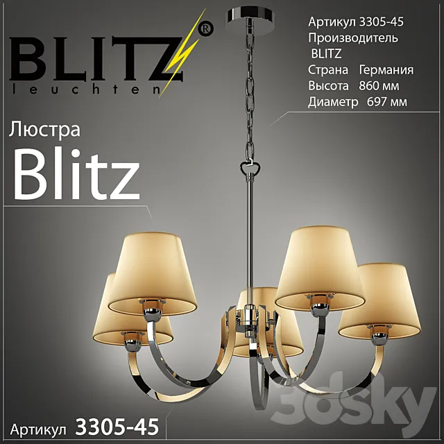 Blitz  3305-45 3DSMax File