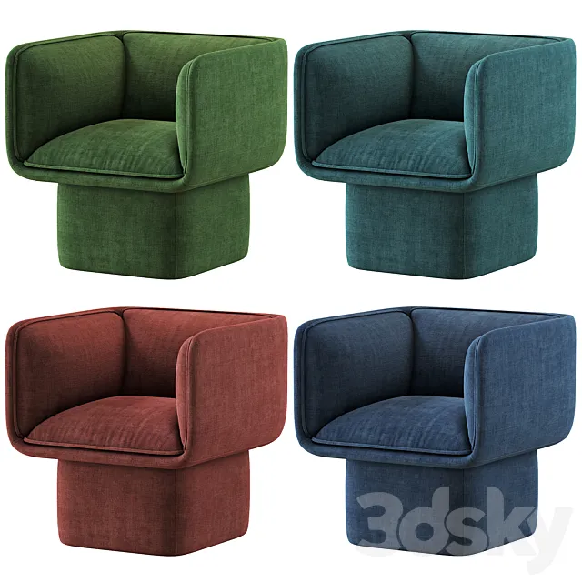 BLOCK ARMCHAIR by Missana 3DSMax File