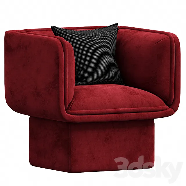 Block armchair by missana 3DSMax File