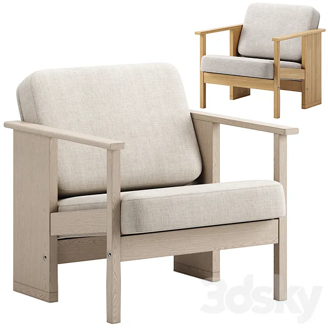 Block Lounge Chair – Form & Refine 3DS Max Model