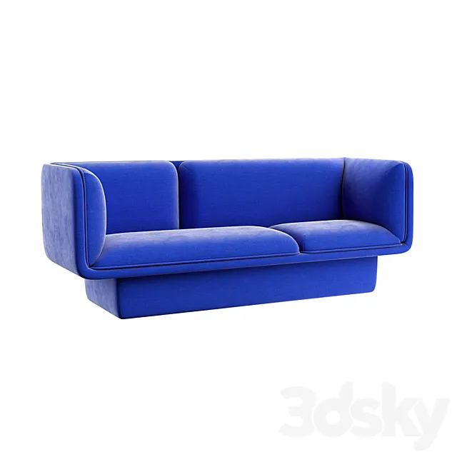 Block sofa 3ds Max