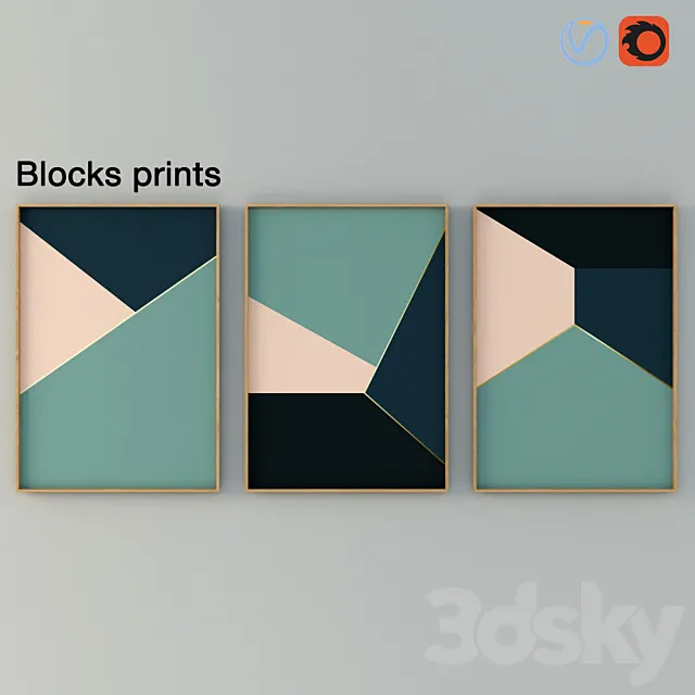 Bloks Prints 3ds Max