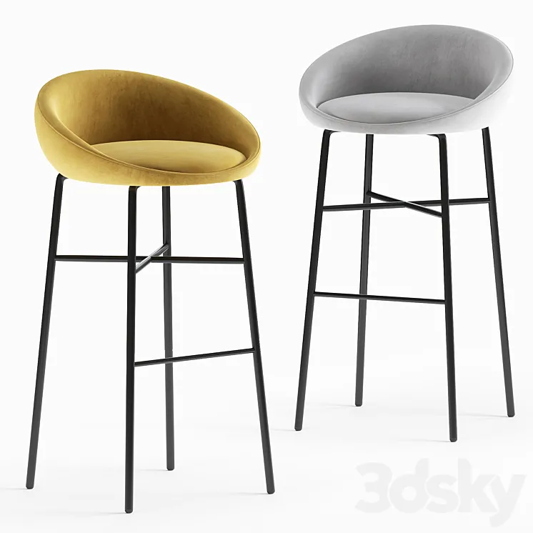 BLOOM BAR STOOL 3DS Max
