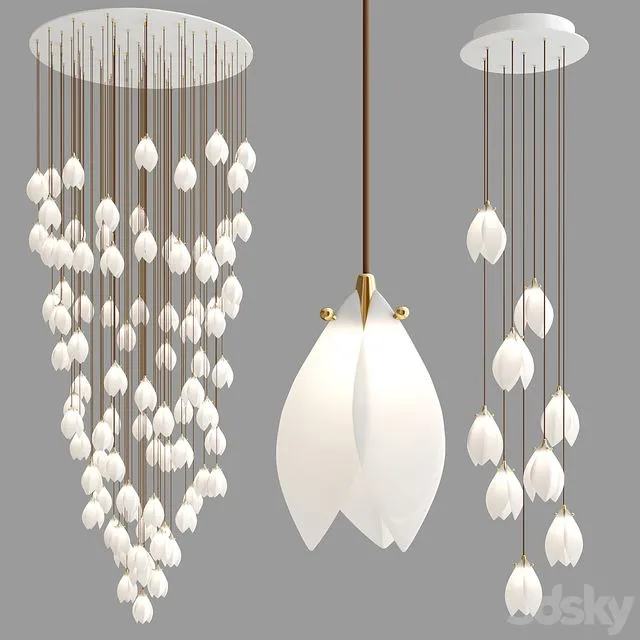 BLOOM MEDIUM CIRCLE By Haberdashery 3dsMax Model