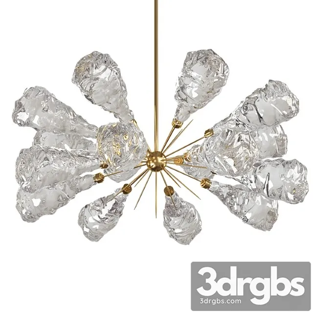 Blossom led oval starburst chandelier by levi wilson from hammerton studio 3dsmax Download