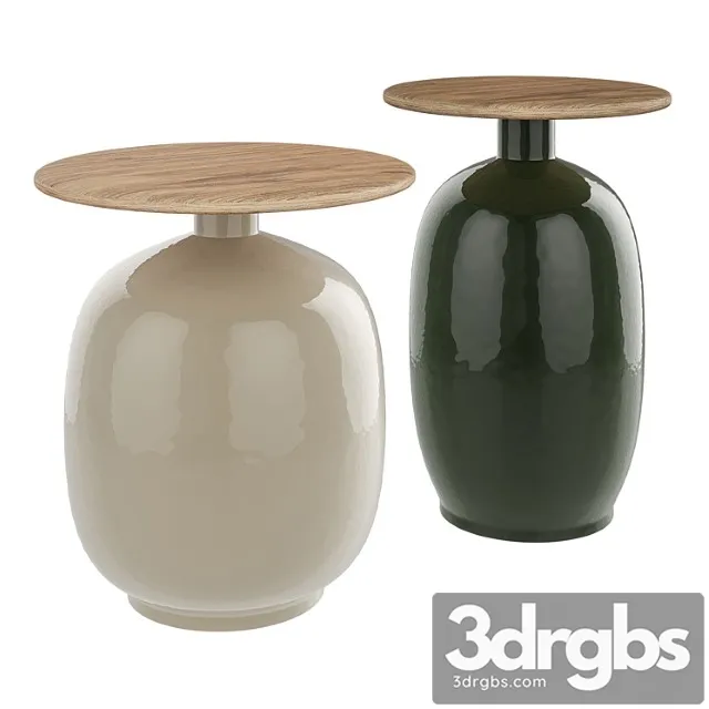 Blow side table set by gloster