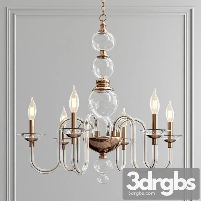 Blown glass chandelier 3dsmax Download