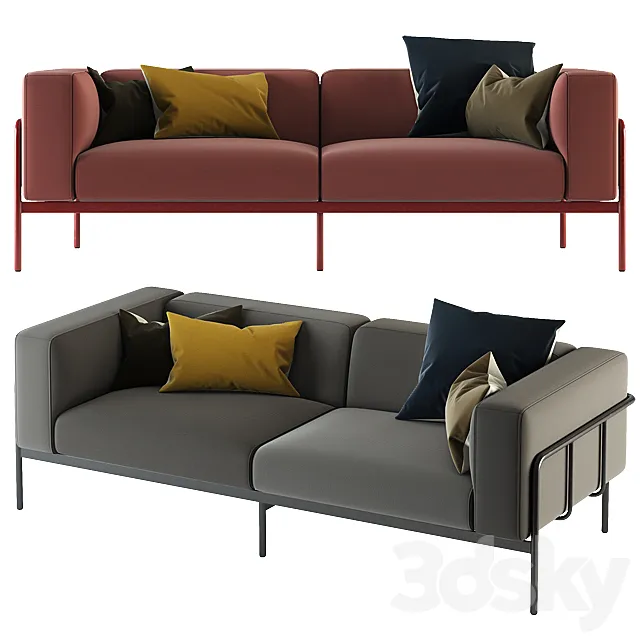 Blu Dot _ Cache Outdoor Sofa 3ds Max