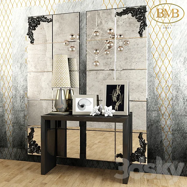 BMB Italy mirror and console 3DSMax File