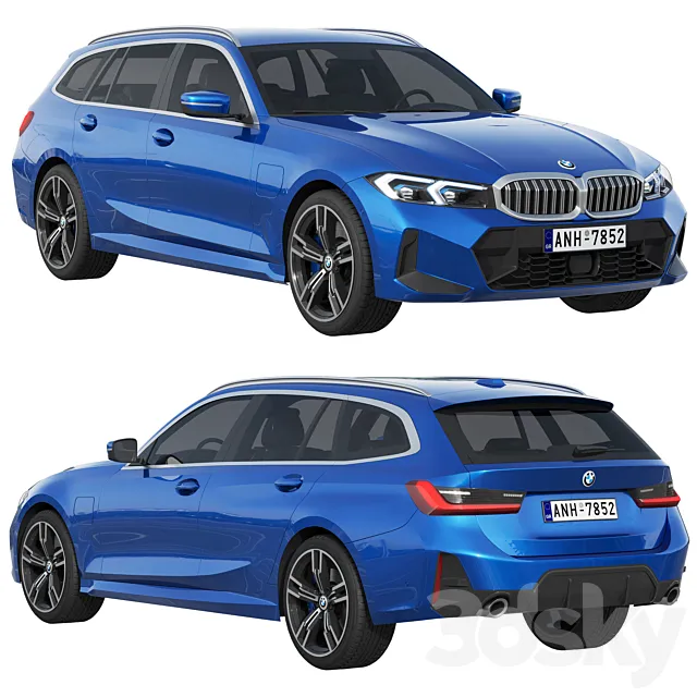 BMW 3 Series Touring 2022 3ds Max