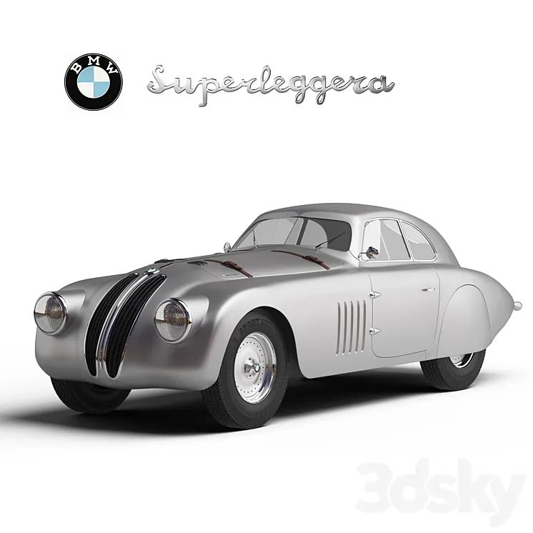 BMW 328 Mille Miglia Touring Coupe 3DS Max