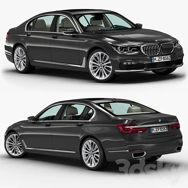 BMW 7 Series 3DS Max Model