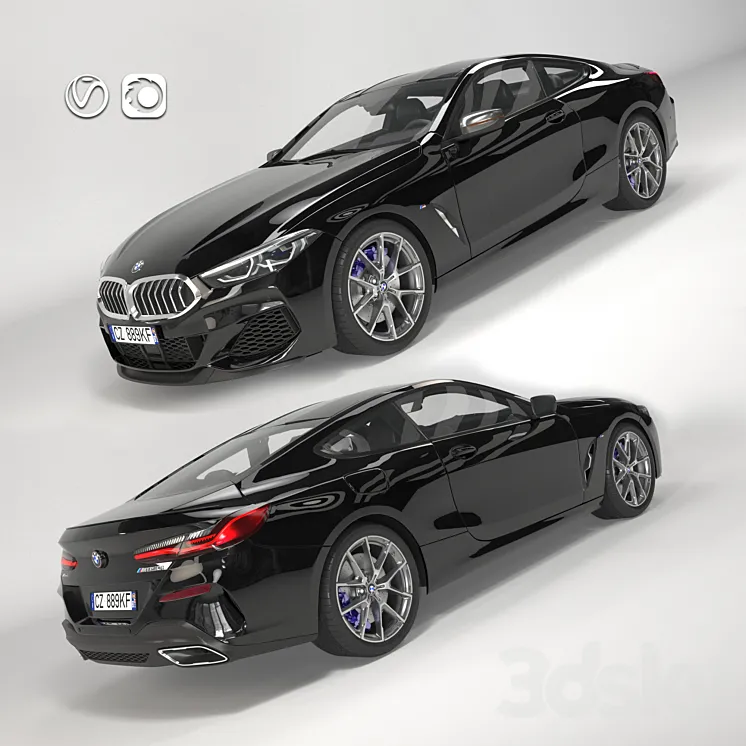 BMW 8 Series M850i coupe 2019 3DS Max
