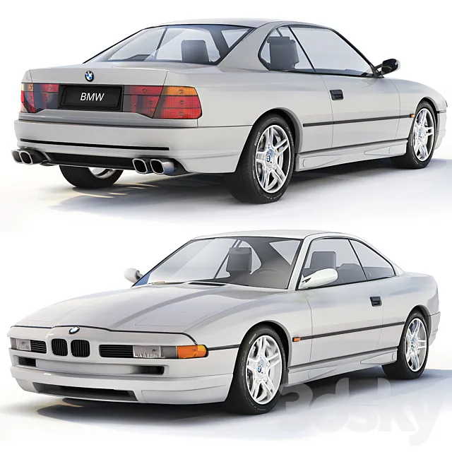 BMW E31 850 CSI 1995 3DS Max Model