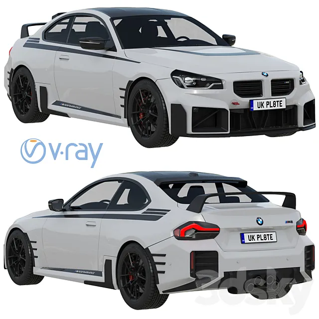 BMW M2 M Performance Parts 2023 3ds Max