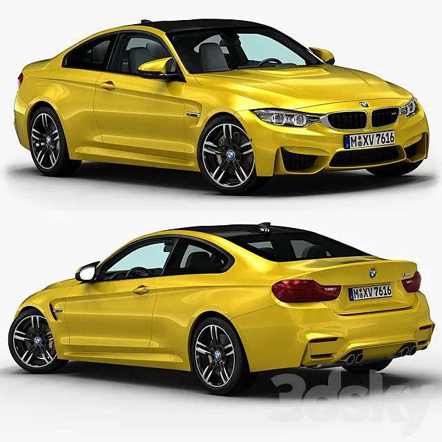 BMW M4 3ds Max