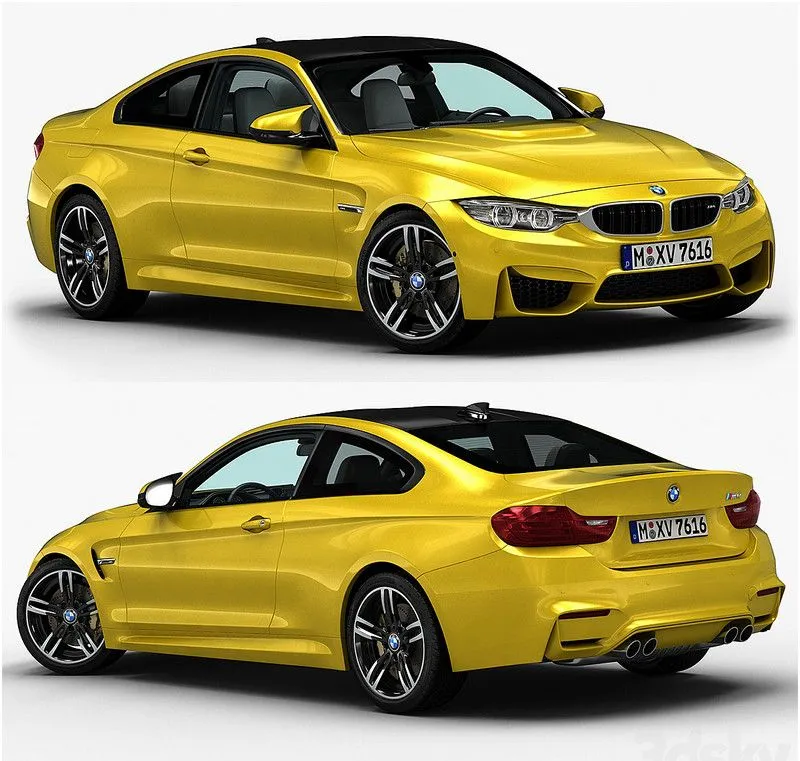 BMW M4 3dsMax Model