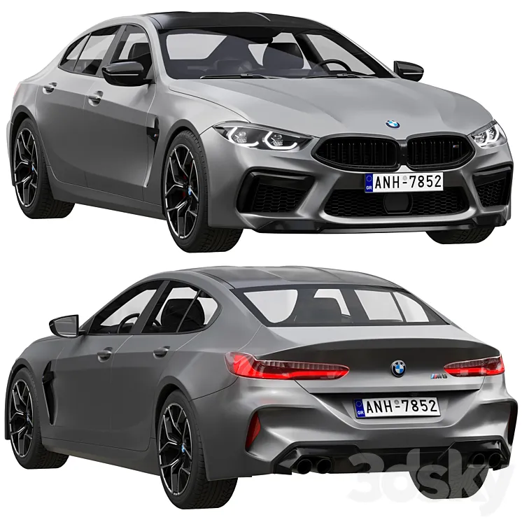 Bmw m8 gran coupe 3DS Max