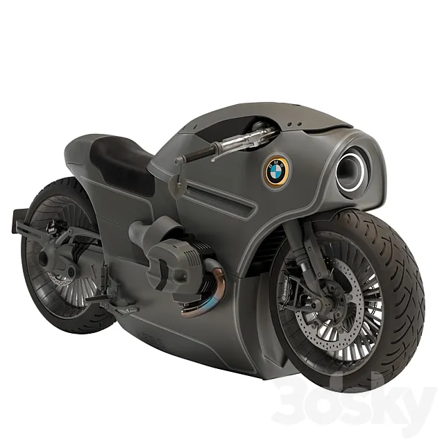 BMW R NINET R9 T Motorcycle – ZILLERS 3ds Max